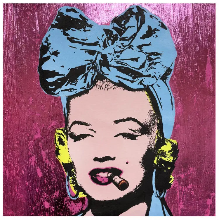 NORMA DE CUBA CROMADO - Marilyn Monroe versión cromada por Rosniel Abril