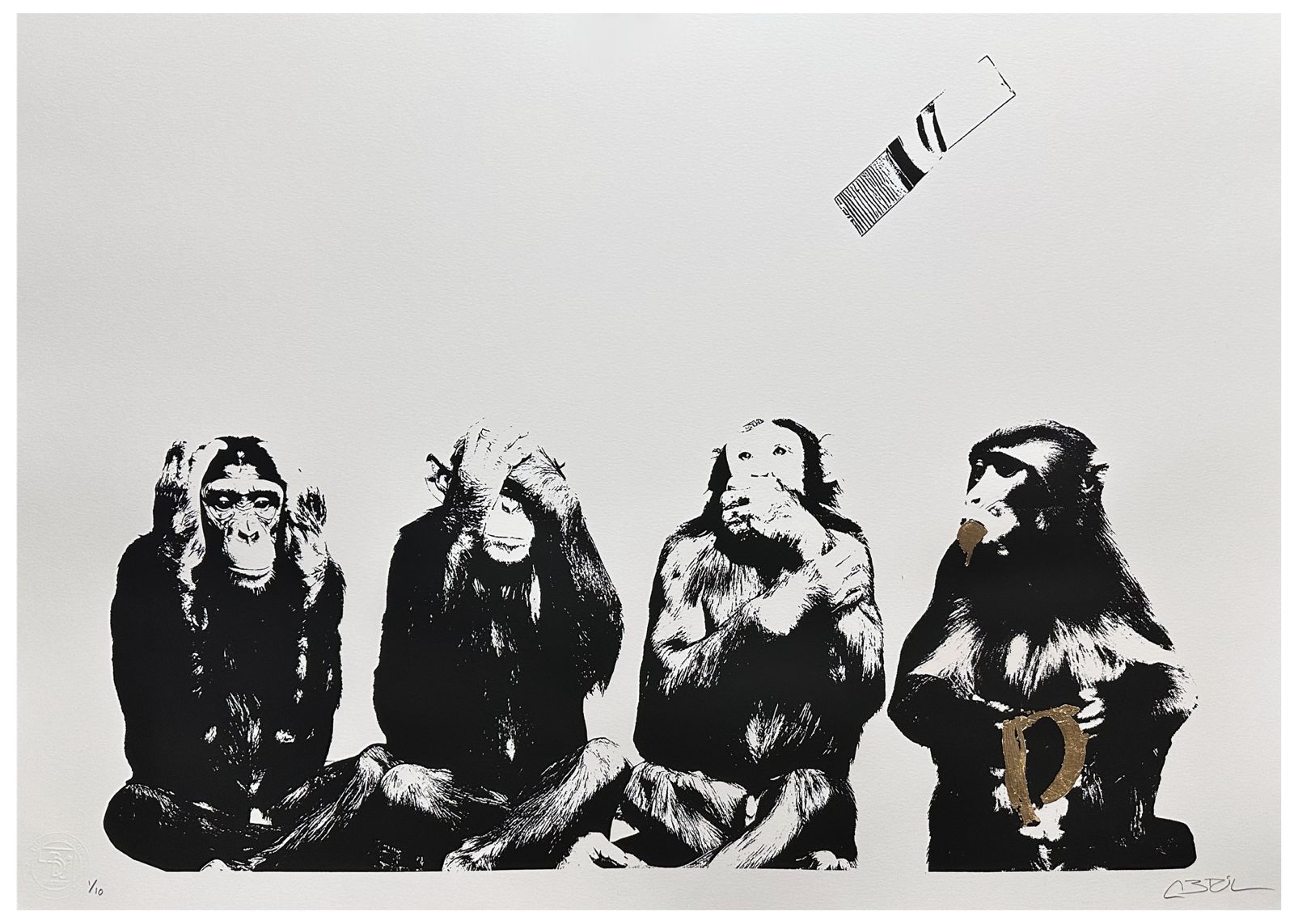 Banana-lización - Serigrafía arte pop por Rosniel Abril