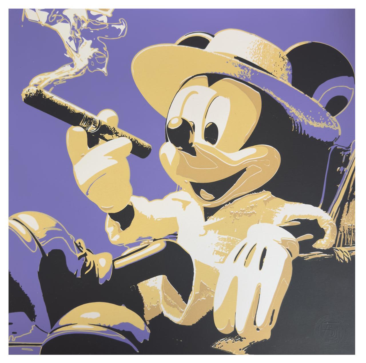 MICKEY Tropical - Serigrafía Mickey Mouse caribeño por Rosniel Abril