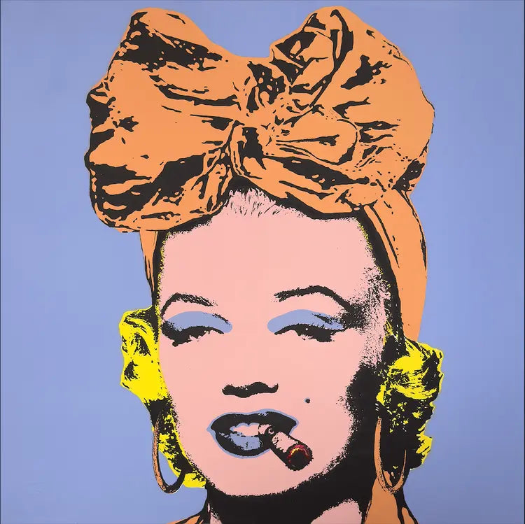 NORMA DE CUBA MIAMI - Marilyn Monroe caribeña serigrafía por Rosniel 