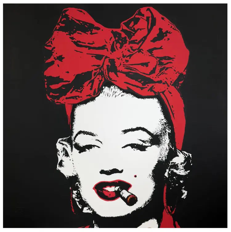 NORMA DE CUBA - Marilyn Monroe caribeña serigrafía por Rosniel Abril