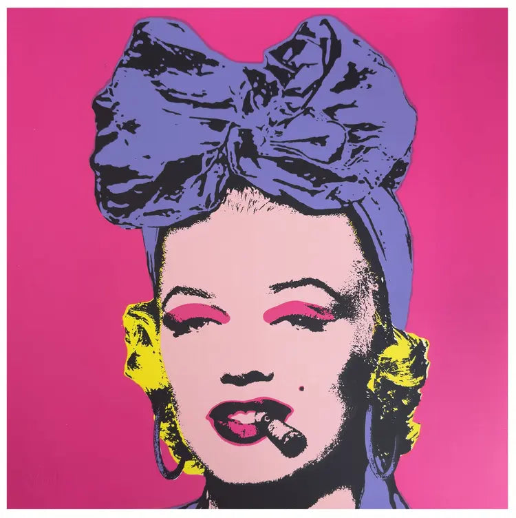 NORMA DE CUBA MIAMI - Marilyn Monroe caribeña serigrafía por Rosniel 