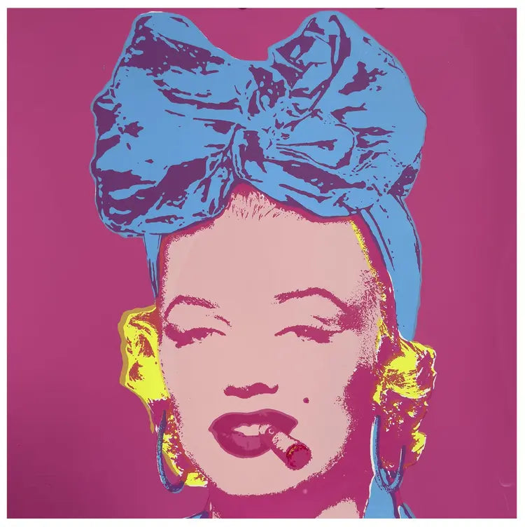 NORMA DE CUBA MIAMI - Marilyn Monroe caribeña serigrafía por Rosniel Abril