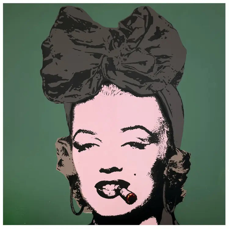 NORMA DE CUBA MIAMI - Marilyn Monroe caribeña serigrafía por Rosniel 