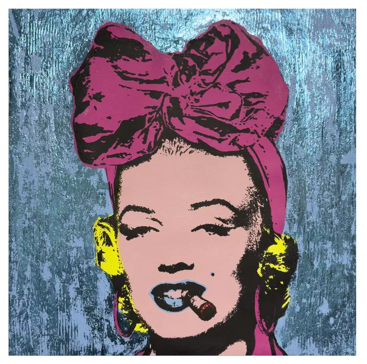 NORMA DE CUBA CROMADO - Marilyn Monroe versión cromada por Rosniel Abril